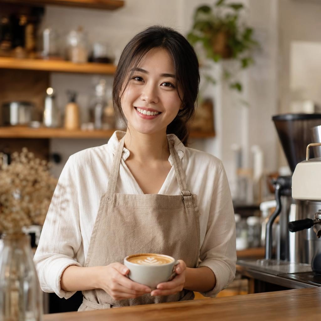 店主小美的人像照